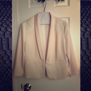 Pink Blazer with 3/4 length sleeves